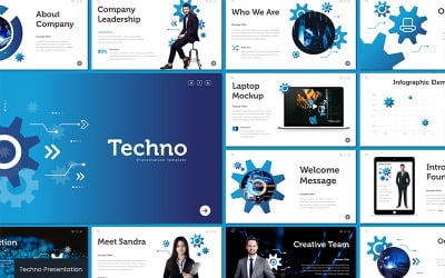 Techno PowerPoint template