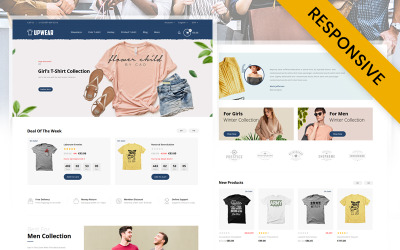 Upwear - Tema de PrestaShop para Tienda de Camisetas