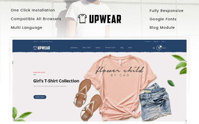 Upwear - TShirts Store PrestaShop-Thema
