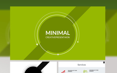 Minimale presentatie PowerPoint-sjabloon