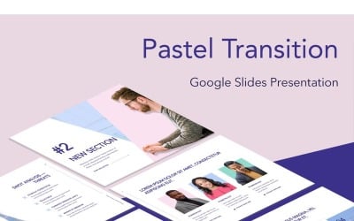 Diapositivas de Google de transición al pastel