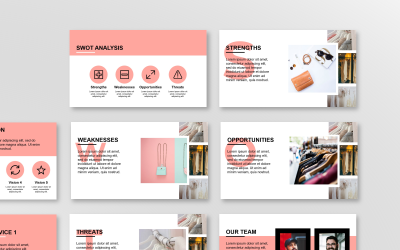 Fashion Presentation PowerPoint sablon 89842