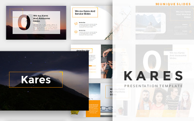 Kares Creative PowerPoint sablon