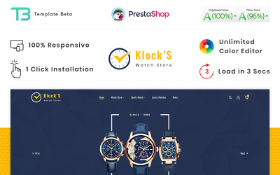 Klocks - Watch PrestaShop Theme