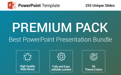 Modelo de pacote premium do PowerPoint