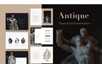 Antik PowerPoint sablon