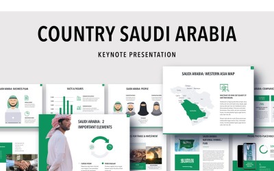 Land Saudi-Arabien - Keynote-Vorlage