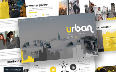 Modello PowerPoint urbano