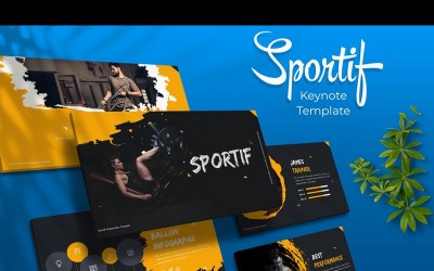 Sportif - Keynote-sjabloon