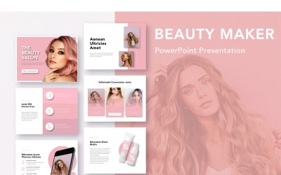 Beauty Maker Шаблон PowerPoint
