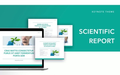 Informe científico - Plantilla de Keynote