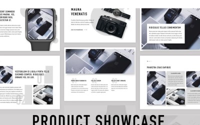 Produkt Showcase PowerPoint-mall