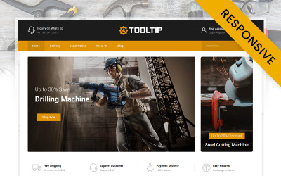 Descrizione comando - Tema PrestaShop del negozio di utensili manuali