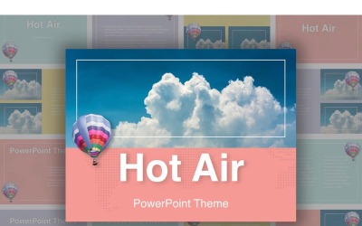 Modèle PowerPoint d&amp;#39;air chaud