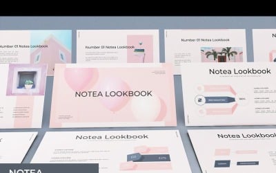 Notea PowerPoint template