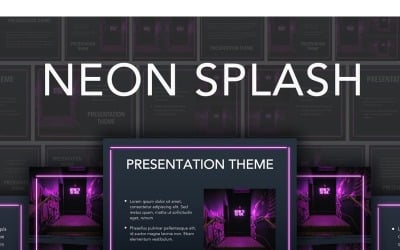 Prezentacje Google Neon Splash
