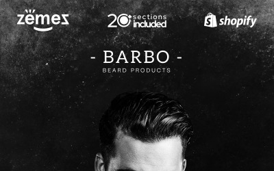 Beard Products Store Template Shopify Theme #90217