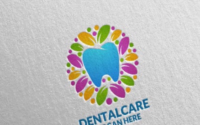 Diş, Diş Hekimi stomatology Design 5 Logo Template