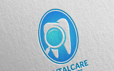 Dental, Zahnarzt Stomatologie Design 4 Logo Vorlage