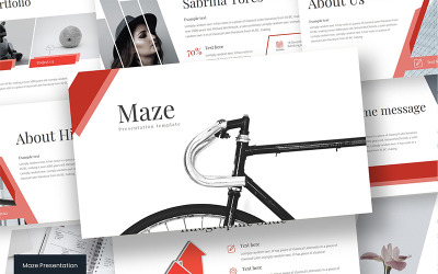 Szablon labiryntu PowerPoint