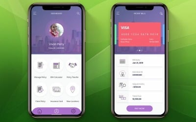 Auto Insurance UI Elements