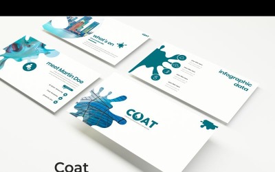 Modèle PowerPoint de manteau