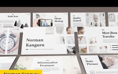 Норман Кангуру шаблон PowerPoint