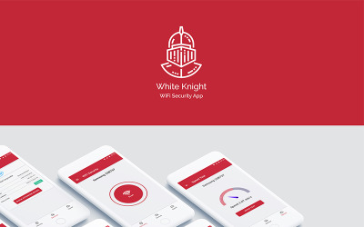 Prvky uživatelského rozhraní aplikace White Knight WiFi Security App Kit