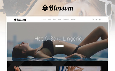 Tema WooCommerce "Blossom - Lingerie Store" #90306