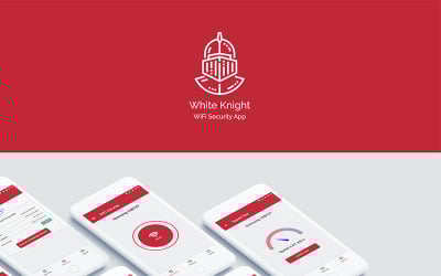 White Knight WiFi-beveiligingsapp-kit UI-elementen