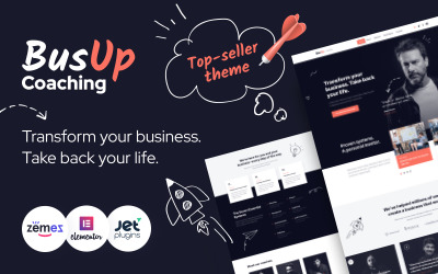 BusUp - Poutavý a inspirativní WordPress motiv pro veřejný mluvčí