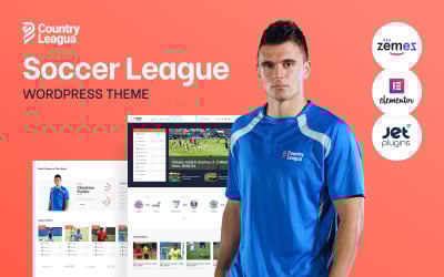 Counter Leagua - Soccer League WordPress Theme for Sports Club &amp;amp; Football Tournament Website