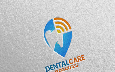 Modèle de logo 20 de conception de stomatologie dentaire, dentiste