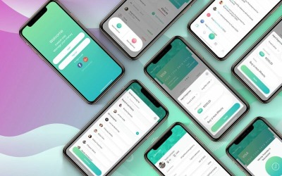 Mobiele app UI Mobile Kit 2