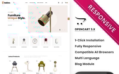 Stáje: Mega Furniture Emporium - OpenCart Template