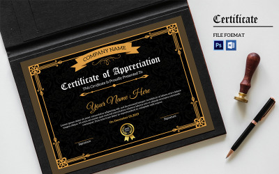 Szablon certyfikatu Sistec Appreciation #90454
