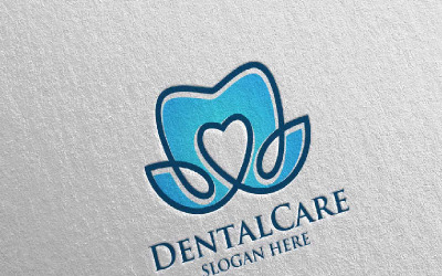 Dental, dentysta Stomatologia Design 19 Szablon Logo