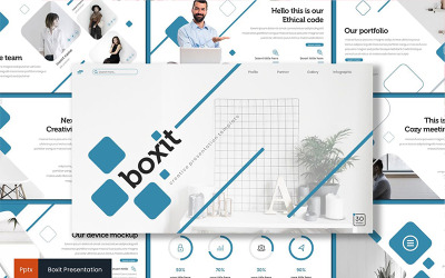 Боксит Шаблон PowerPoint
