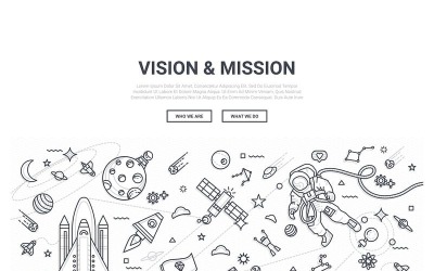 Doodle - Plano de fundo da missão de visão