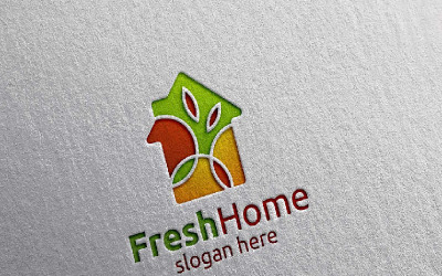 Fresh Home Logo Template