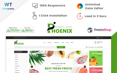 Phoenix Organic Big Mall PrestaShop тема