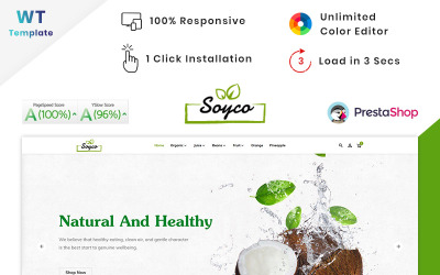 PrestaShop téma Soyco Organic Super Mall