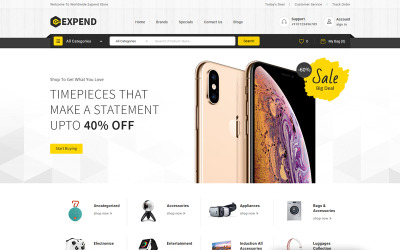 Responsivt Expend - Multipurpose OpenCart Template OpenCart-mall #90569