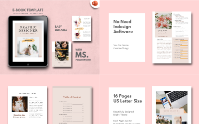 Grafisch Ontwerper - Portfoliopresentatie PowerPoint-sjabloon