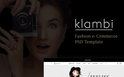 Klambi e-Commerce Fashion PSD шаблон