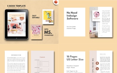 Kosmetisk Makeup Tips Presentation PowerPoint mall