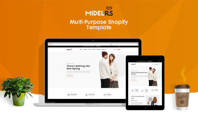 Midelrs - Divat e-kereskedelmi Shopify téma