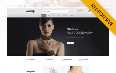 Neuheit - Juweliergeschäft WooCommerce Theme
