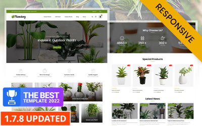 Planetário - Tema da PrestaShop da Loja de Plantas
