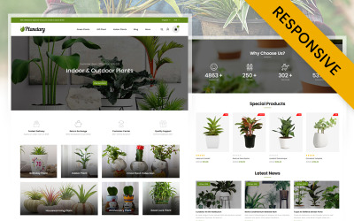 Planetary - Növénybolt PrestaShop téma